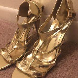 Charlotte Russe Gold Heels